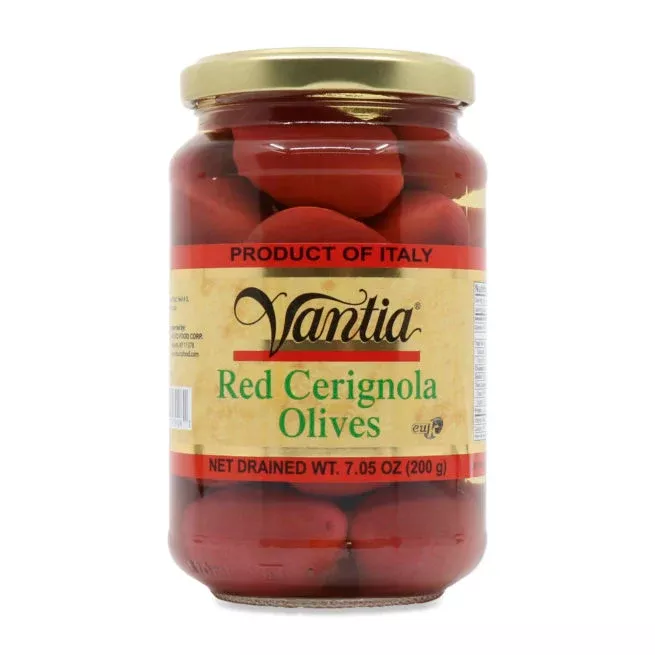 Vantia Red Cerignola Olives, 7.05 oz
