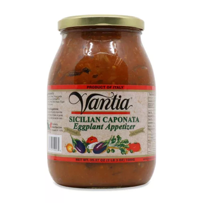 Vantia Sicilian Caponata Eggplant Appetizer, 35.27 oz