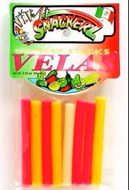 Velas Gummy Sticks (12 Count)