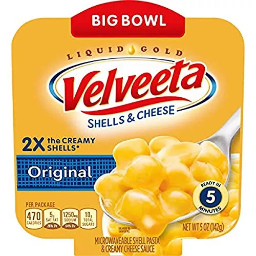 Velveeta Shells & Chs Bwl Original 5z 1 Per Bowl