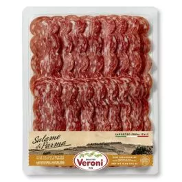 VERONI - Pre-Sliced Salame di Parma - Mild Salame with Salt & Pepper 4 Oz