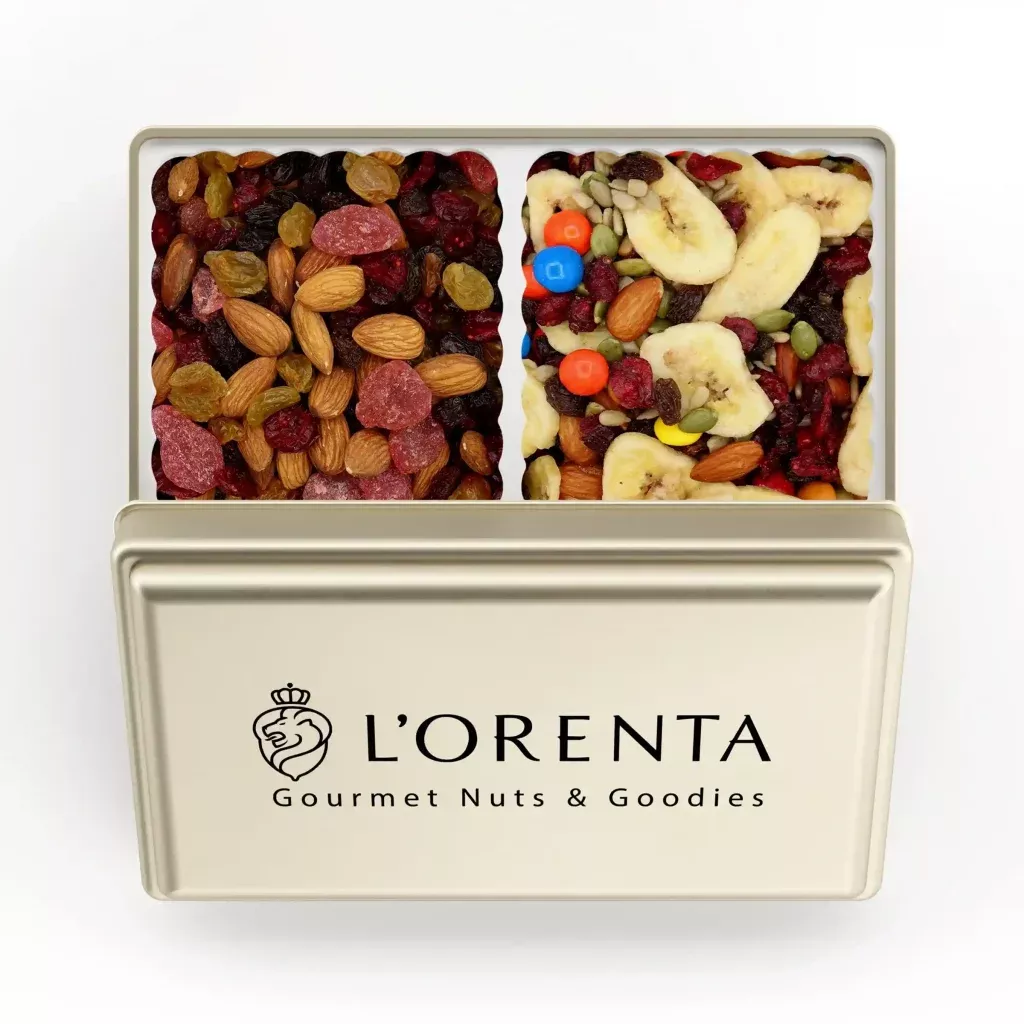 Very Berry Mix / Explorer Trail Mix Gold Tin
