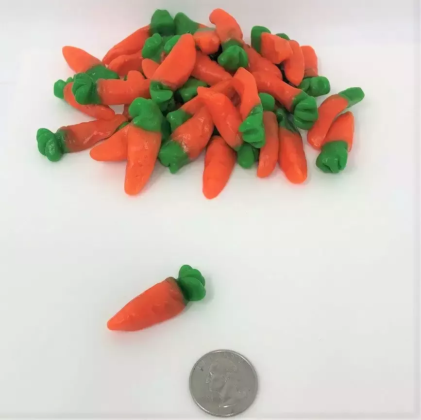 Vidal Gummi Carrots Bulk Gummy Candy 4.4 Pounds