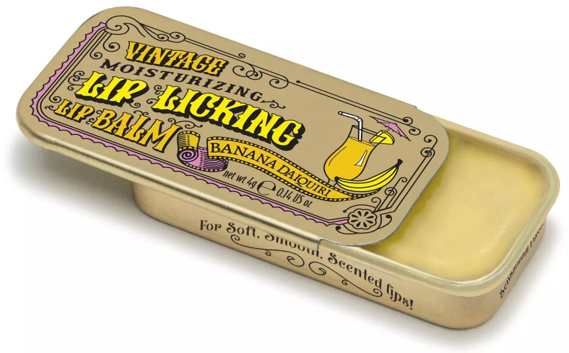 Vintage Lip Licking Lip Balm - Banana Daiquiri