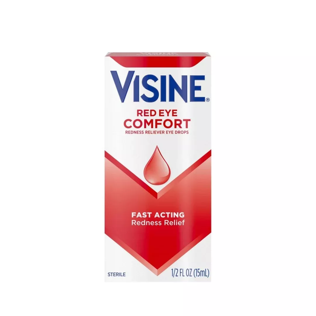 Visine Red Eye Comfort Redness Reliever Eye Drops - 0.5 oz
