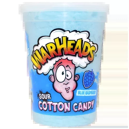 warhead sour cotton candy 1. 57 oz. tub