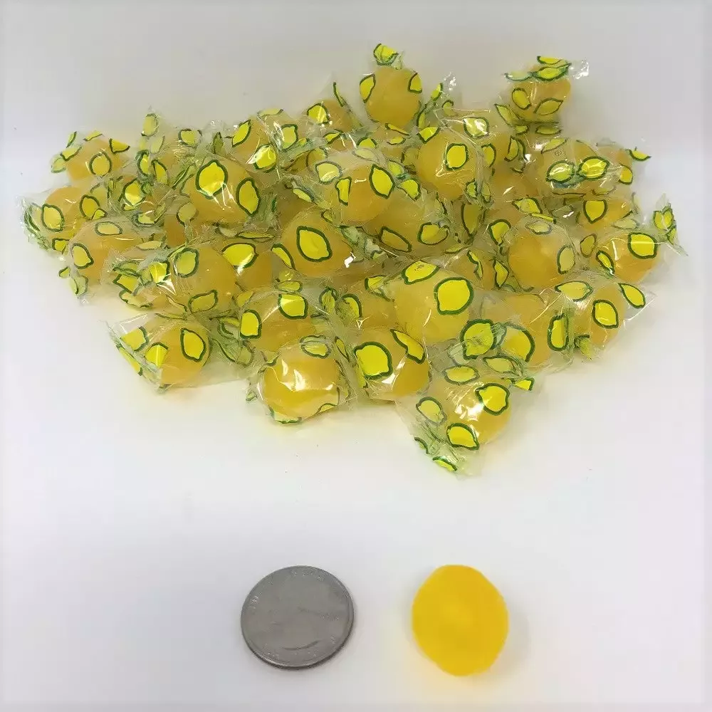 Washburn Lemon Balls 5 Pounds Yellow Lemon Candy Wrapped Hard Candy Bulk Candy