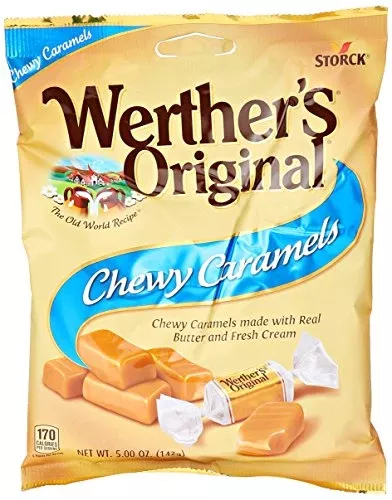 Werther's Chewy Peg Bag 5 oz Single Bag
