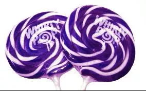 Whirly Pops Purple / White 3" 1.5 Oz 60 Count