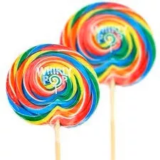 Whirly Pops, Rainbow 3" 1.5 Ozlolly pops Adams&Brooks 60 Count