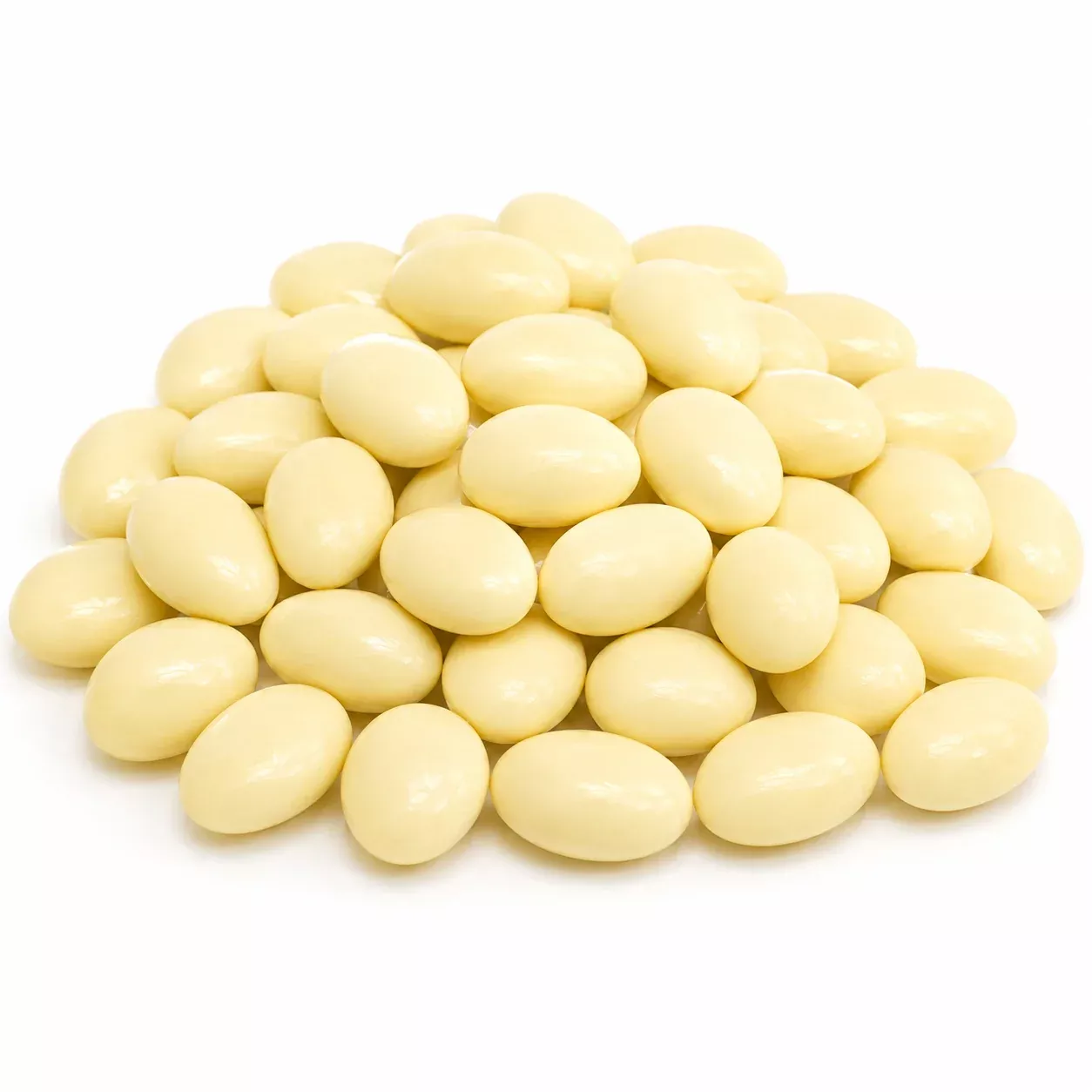 White Chocolate Covered Almonds – Bulk Value Bag – 1 lb