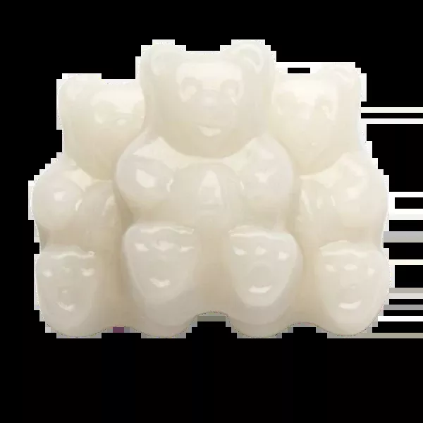 White Strawberry-Banana Gummi Bears - Bulk Bags