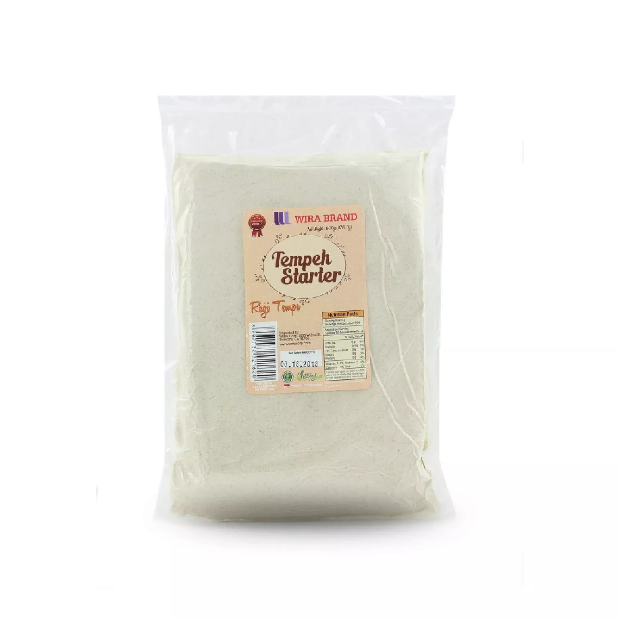 Wira Tempeh Starter (Ragi Tempe) 17.50 Ounce (Pack Of 1