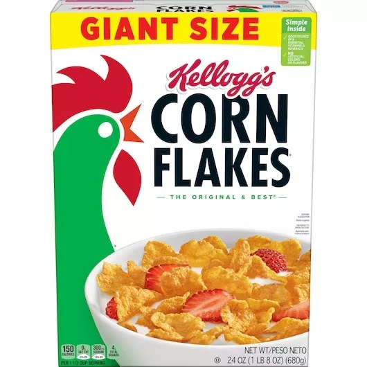 Wk Kellogg Sales Kellogg's Corn Flakes Cereal 24 Ounce Size - 8 Per Case