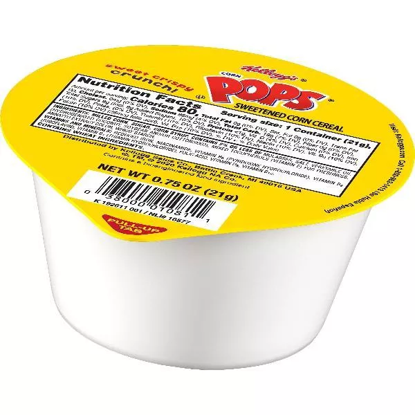 Wk Kellogg Sales Kellogg's Corn Pops Cereal 0.75 Ounce Size - 96 Per Case