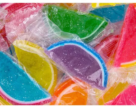 Wrapped Candy Fruit Slices Asst. 5lbs