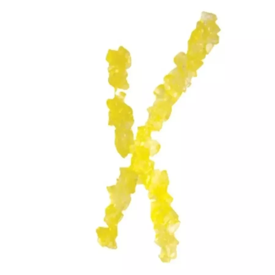 Yellow Lemon Crystal Rock Candy