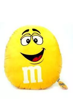 Yellow M&M's Character Plush Pillows - 1 Unit