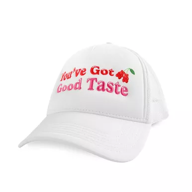 You've Got Good Taste Retro Trucker Hat - Classic White