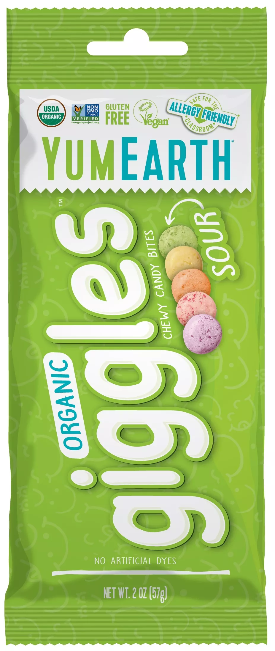 YumEarth Organic Sour Giggles 2oz - 1 Bag