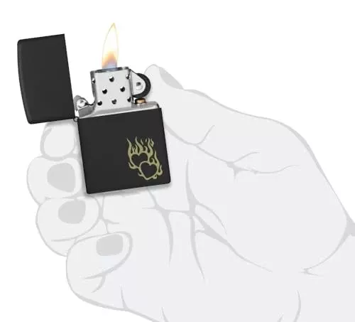 Z- 46004 Fire Heart Black Matte Single Box
