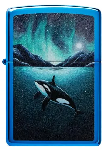 Z- 48984 Whale High Polish Blue Color Single Box
