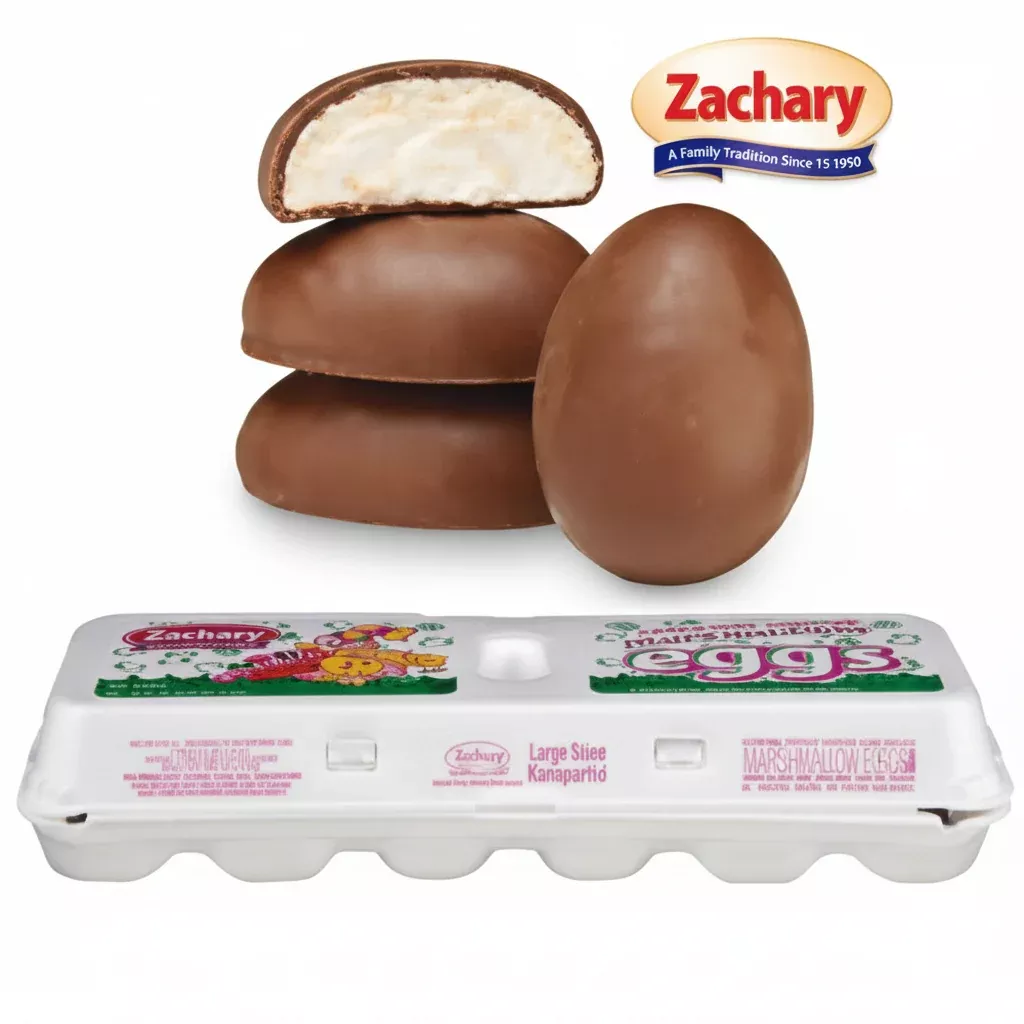 Zachary Chocolate Covered Marshmallow Egg Crates