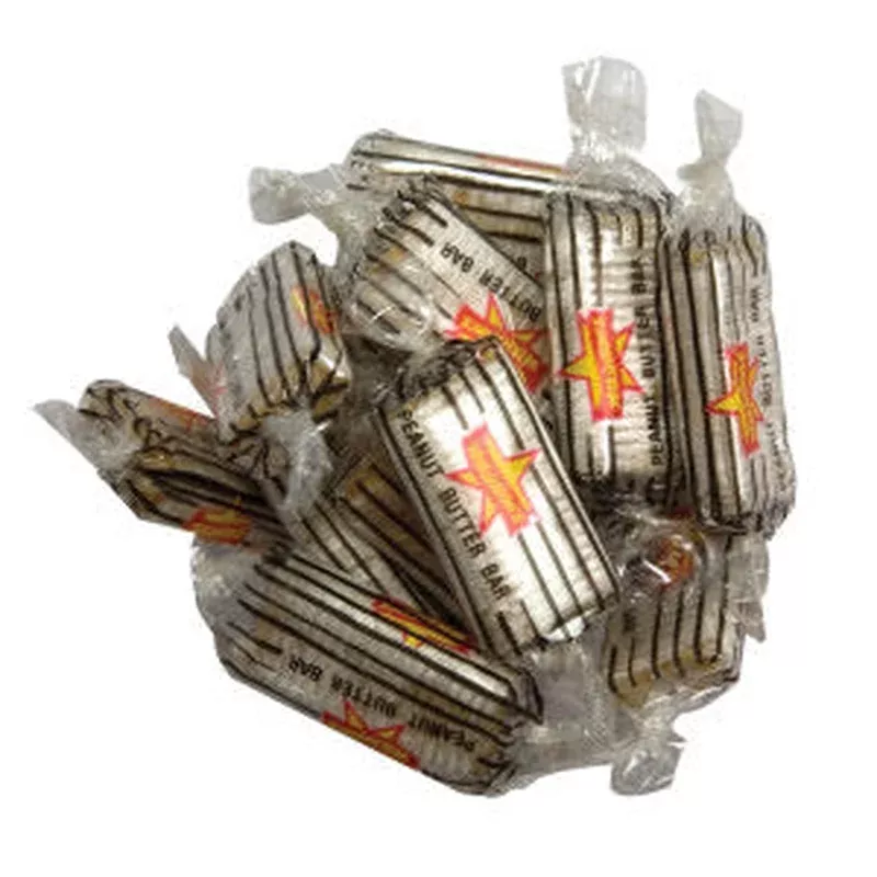 zebra bars – peanut butter bars (8oz)