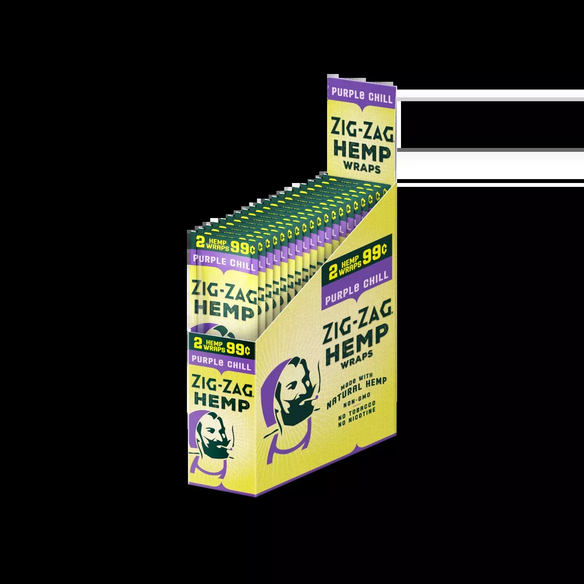 Zig Zag Hemp Og Purp 0.99 oz (Pack of 2)