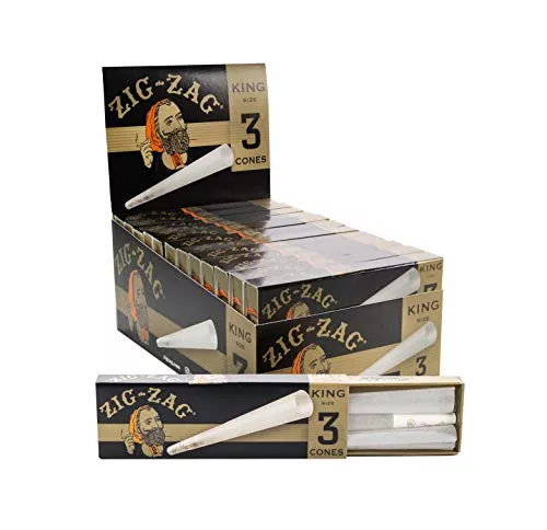Zig Zag Zag Cones King Size (Pack of 3)