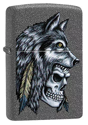 Zippo 29863 Wolf Skull Single Box