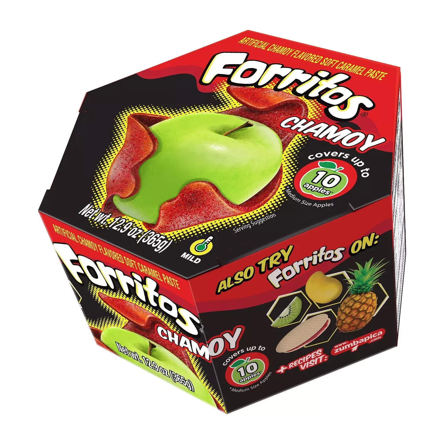 Zumba Pica Forritos Chamoy | 5ct, Box