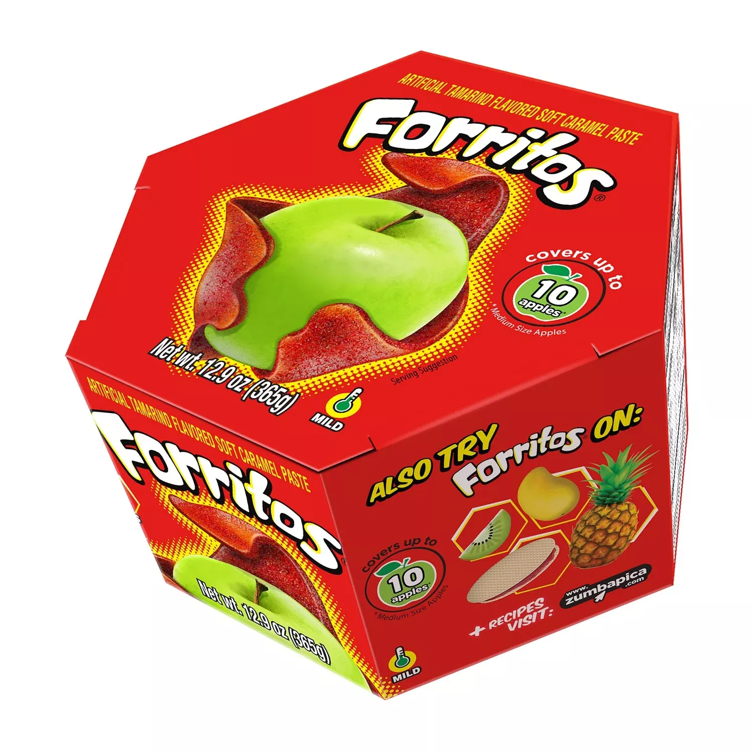 Zumba Pica Forritos Tamarindo | 5ct, Box