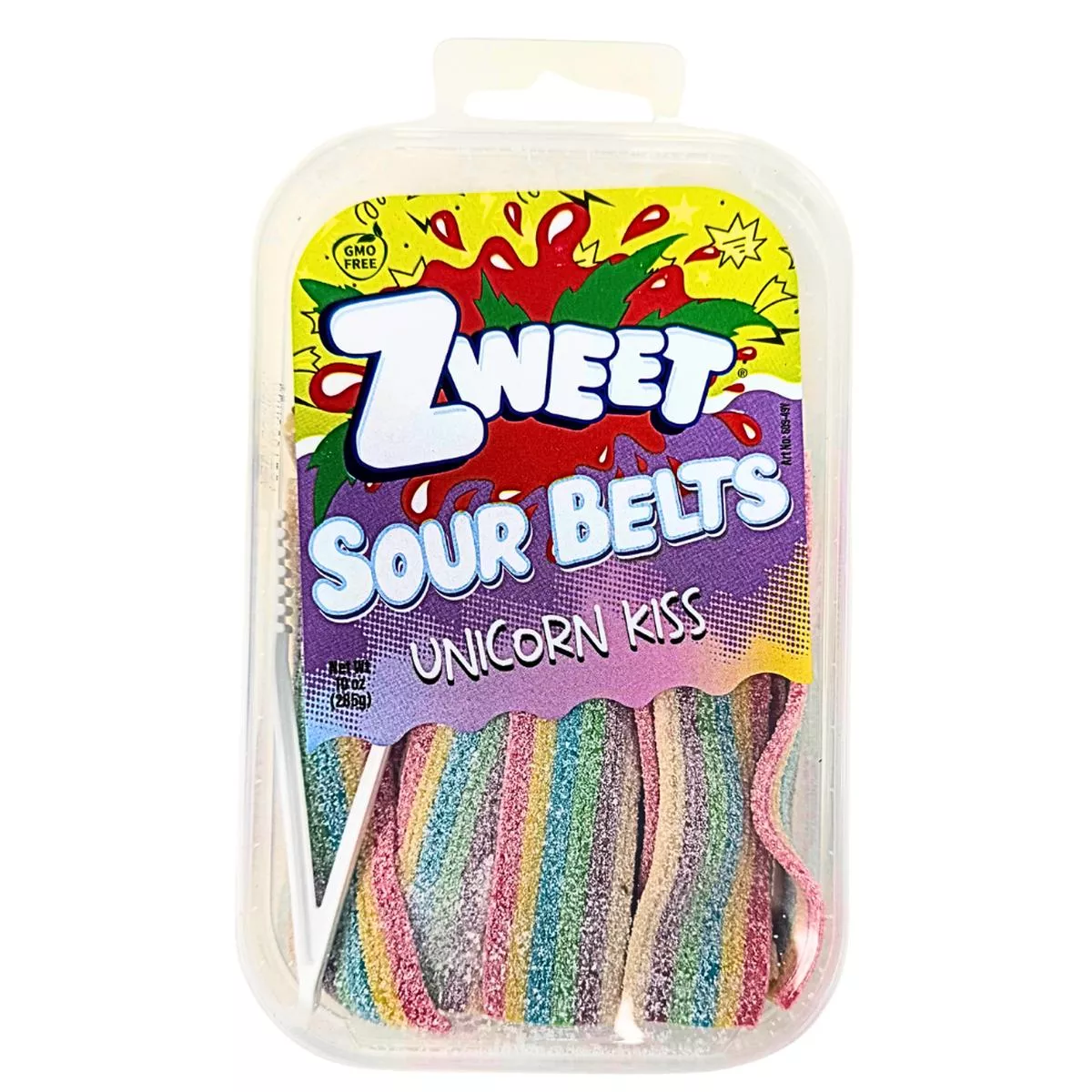Zweet Sour Belts Unicorn Kiss 285g – 6 Pack